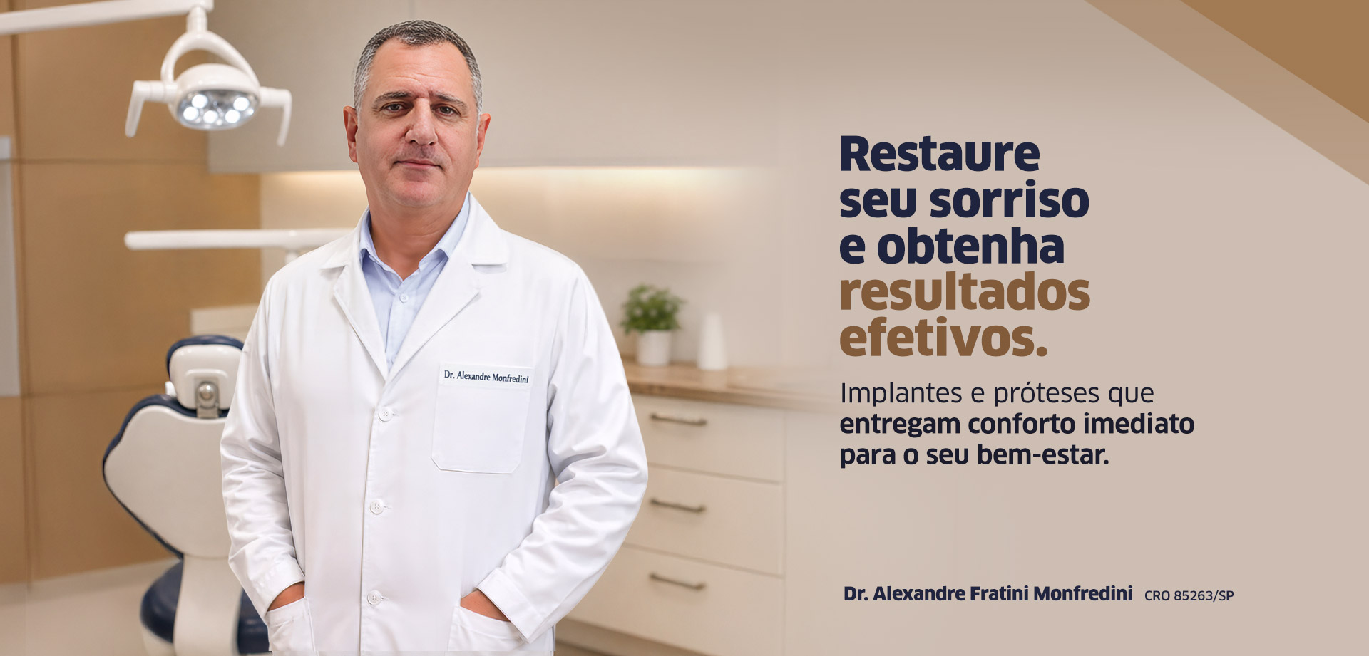 Dr. Alexandre F. Monfredini - Consultório Odontológico em Santo André